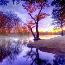 Схема вышивки «Озеро»