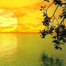 Схема вышивки «рассвет»