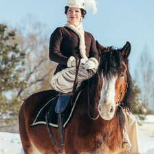 Схема вышивки «На коне»
