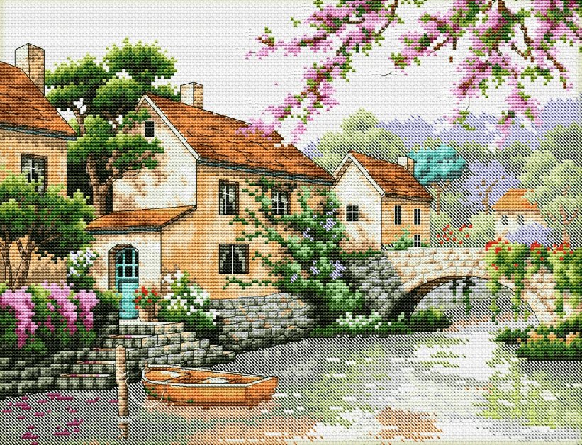 Деревенский канал - denecs - оригинал