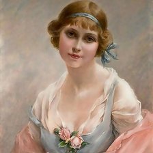 Mädchen mit der Rose