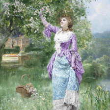 Схема вышивки «Im Garten»