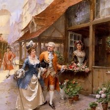 Схема вышивки «Spaziergang»