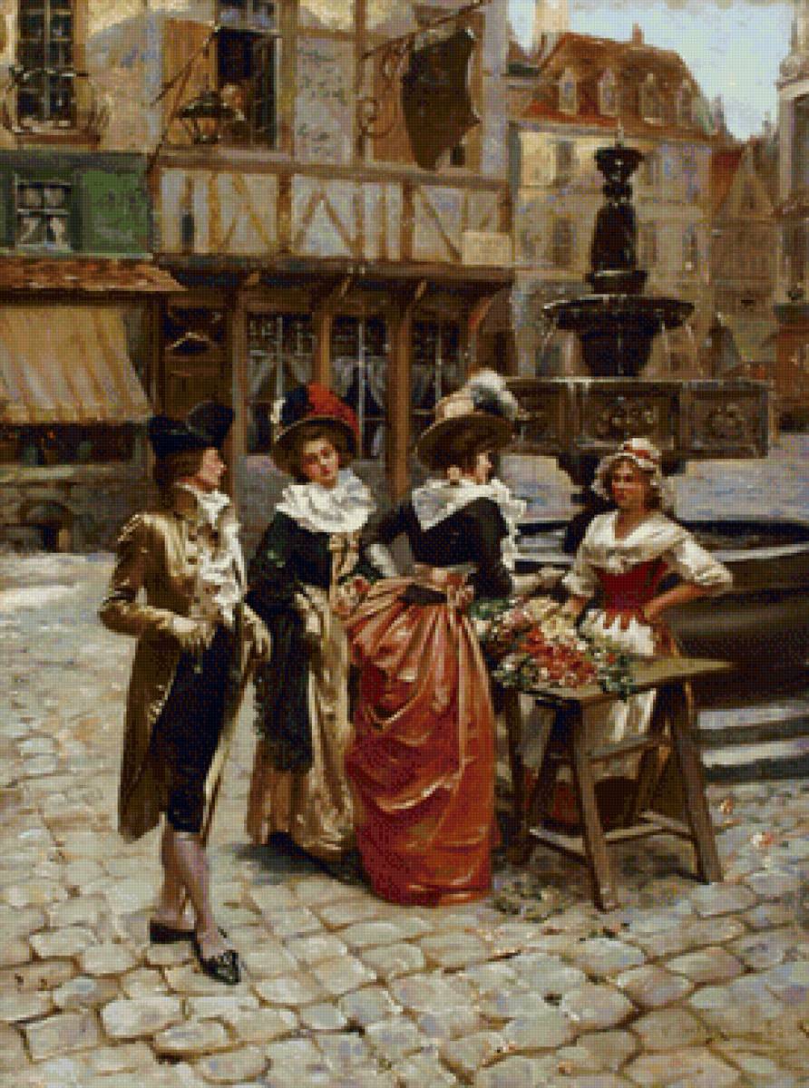 In der Stadt - картина - предпросмотр