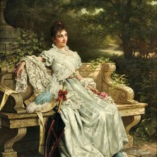 Схема вышивки «Im Garten»