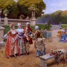 Схема вышивки «Im Garten»