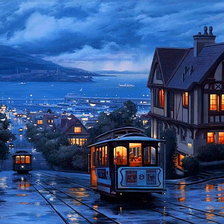 Схема вышивки «san francisco»