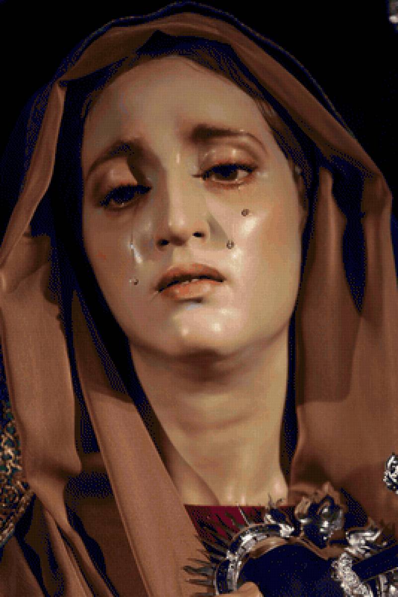 ПРЕСВЯТАЯ ДЕВА МАРИЯ - картины, религия - предпросмотр