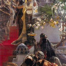 Схема вышивки «ЮЛИЙ ИОГАНН ФЕРДИНАНД КРОНБЕРГ. ЦАРИЦА САФСКАЯ»