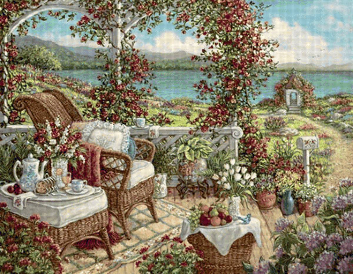 ДЖАНЕТ КРУСКЭМП. УЮТНЫЕ ДАЧНЫЕ ХЛОПОТЫ - интерьер, помещения - предпросмотр