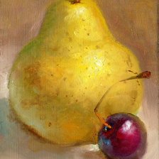 Схема вышивки «Груша с вишней»