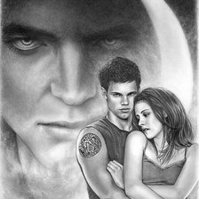 Схема вышивки «Сумерки. Сага. Набросок»