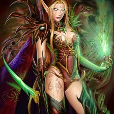 Схема вышивки «Чернокнижница»