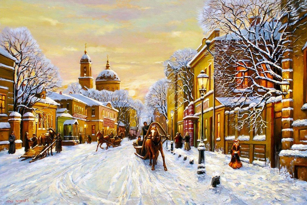 вечер - улица - оригинал