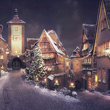 Схема вышивки «вечер»