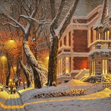 Схема вышивки «вечер»