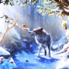 Схема вышивки «вечер»