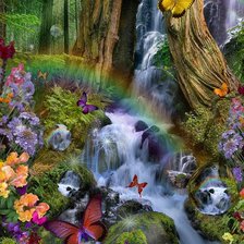 Схема вышивки «Woodland Forest»