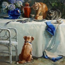 Схема вышивки «каждому свое  худ М.Павлова»