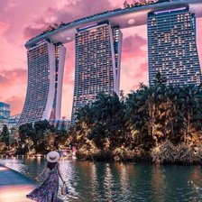 Схема вышивки «Девушка»