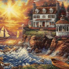 Схема вышивки «Life Above The Fray»