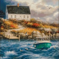 Схема вышивки «Afternoon Wave»