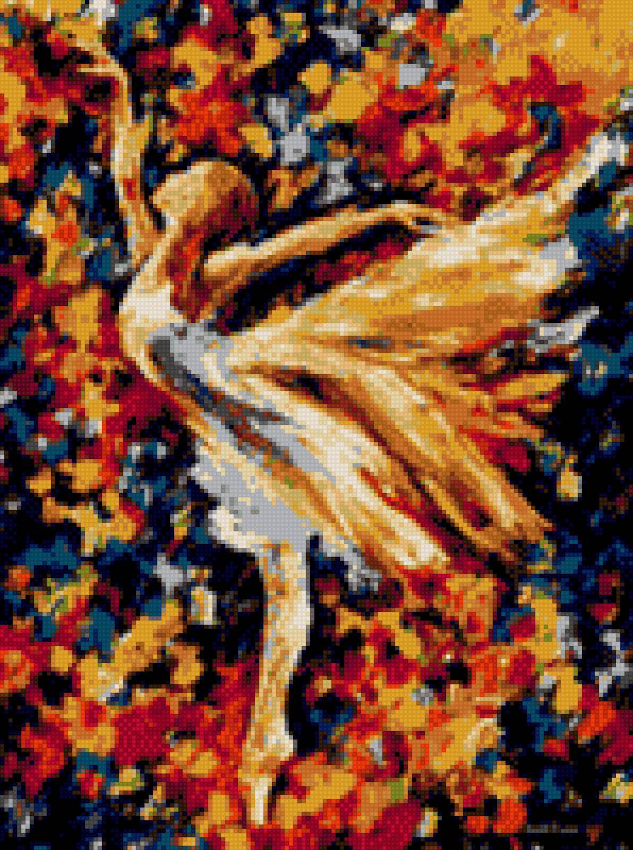 Ballerina - leonid afremov, dance - предпросмотр