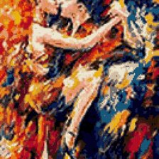 Схема вышивки «Pair Dance»