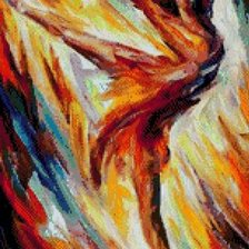 Схема вышивки «Fire Dance»