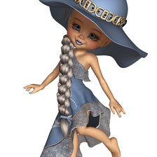 Схема вышивки «ШИКАРНАЯ СЕРАЯ ШЛЯПА»