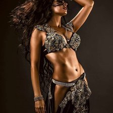 Схема вышивки «танцовщица 2»