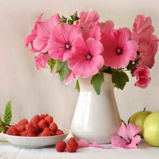 Схема вышивки «Мальва»