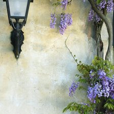 Схема вышивки «фонарь в саду»