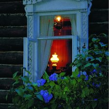 Схема вышивки «вечер»