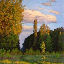 Схема вышивки «вечер»