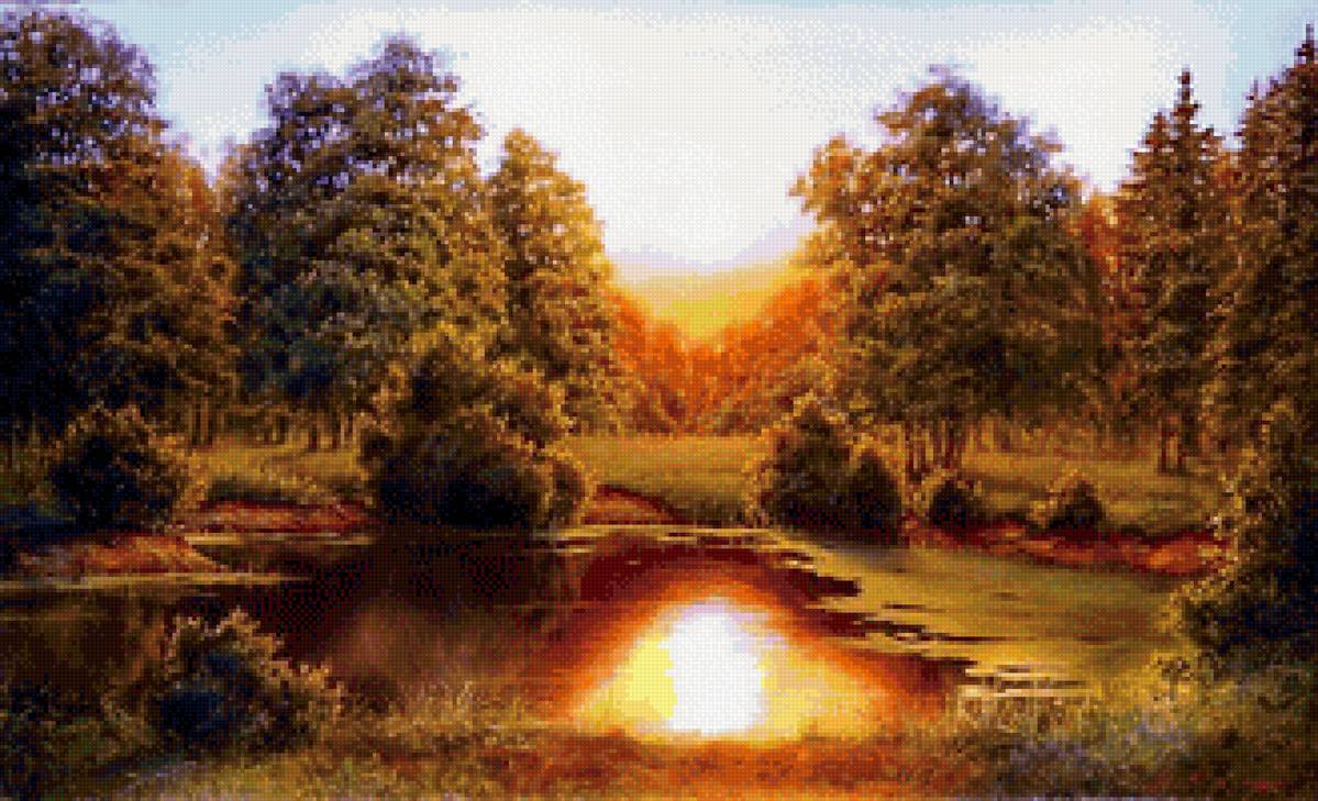 вечер - картина - предпросмотр