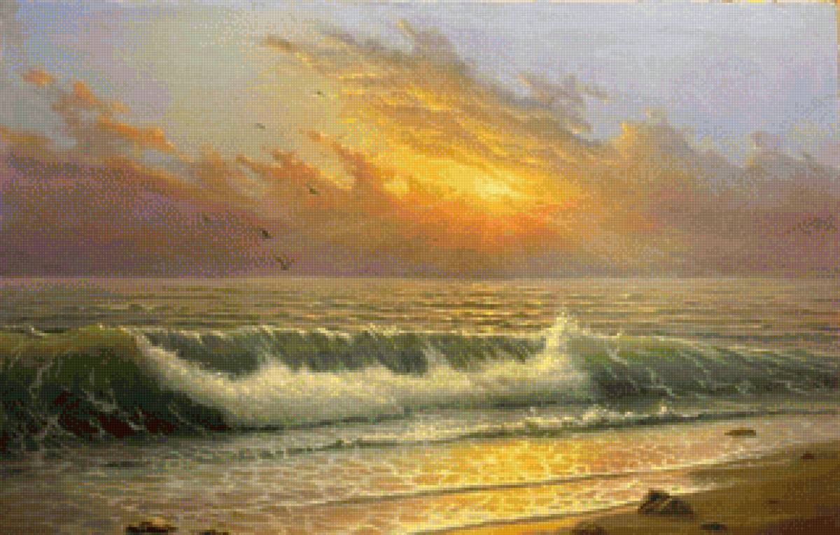 закат - картина - предпросмотр