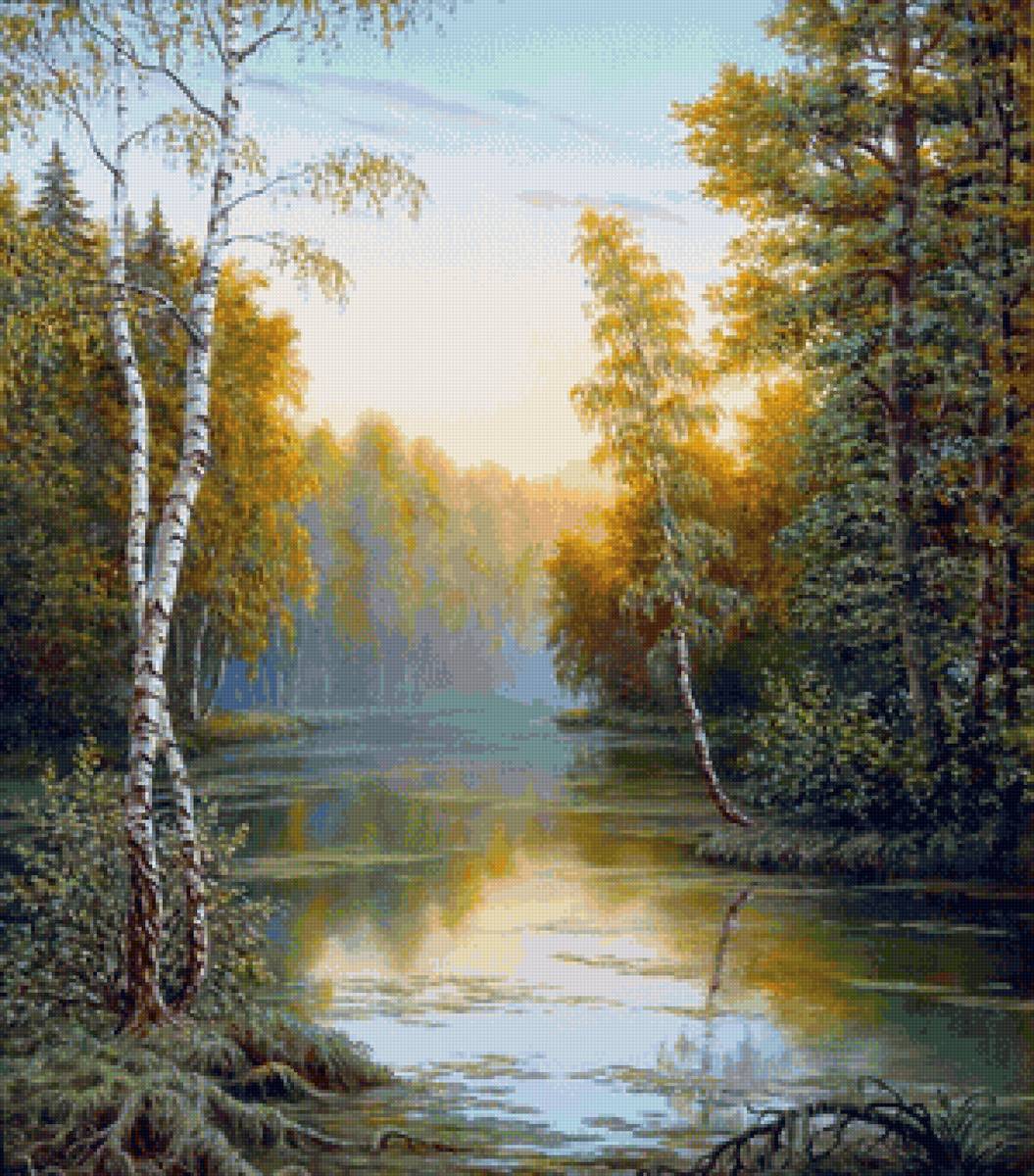 вечер - картина - предпросмотр