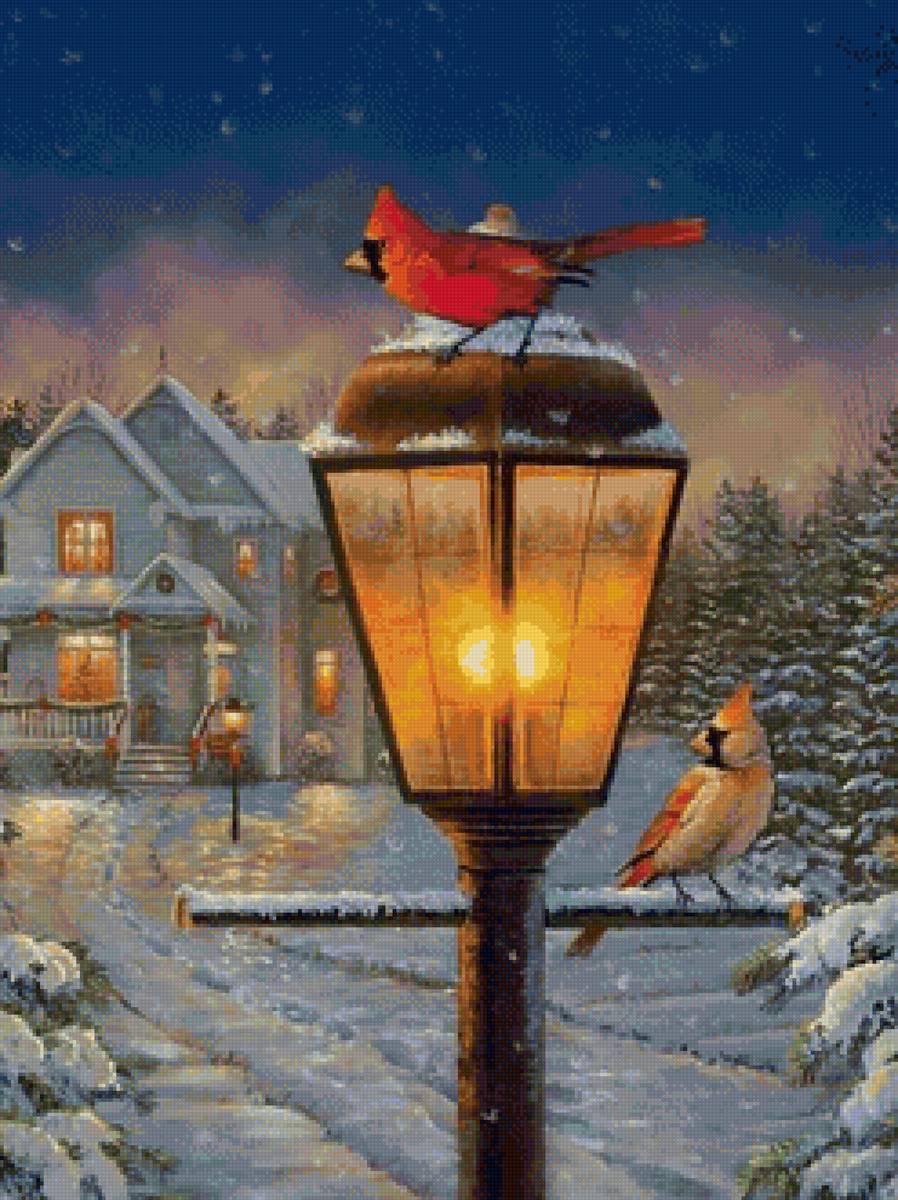 вечер - зима - предпросмотр