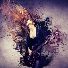 Схема вышивки «девушка»