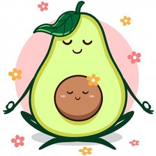 Схема вышивки «Авокадо 2»