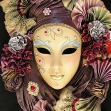 Схема вышивки «Маска»