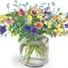 Схема вышивки «Букет»