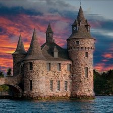 Схема вышивки «Замок»