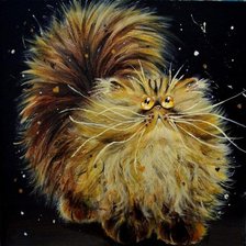 Схема вышивки «Котик»