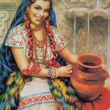 Схема вышивки «Cuquita»