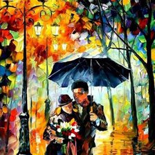 Схема вышивки «Под зонтом»