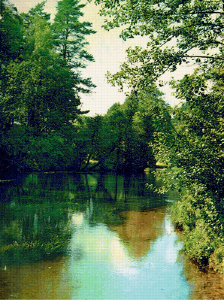 Тихий уголок - природа, лес, пейзаж, река - предпросмотр