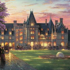 Схема вышивки «вечер»