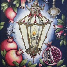 Схема вышивки «Фонарь»